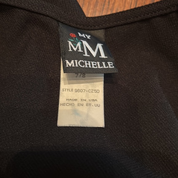 Black Tank Dress Fitted Size 7/8 - Picture 8 of 14